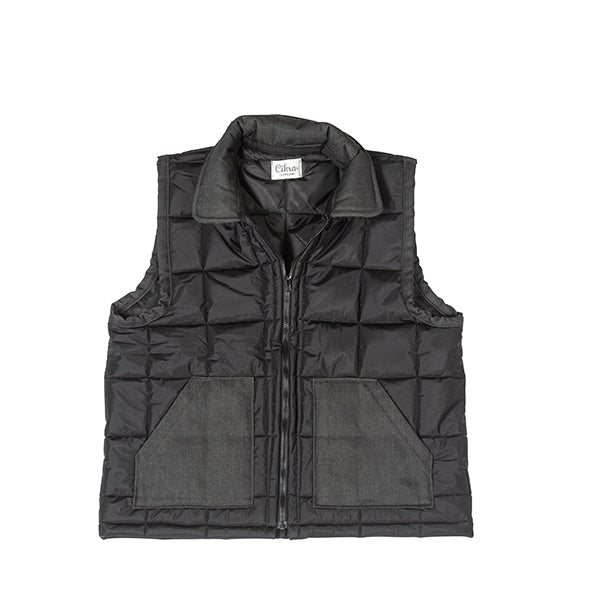 Men's 300 Gram Vertical-Block Thermal Quilt Vest - 1469